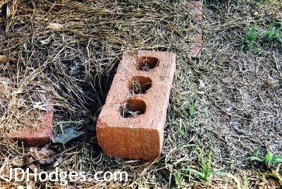 Photo of a brick (not from Drury)