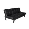 Amazon.com: Dorel Home Products Delaney Sofa Sleeper, Black: Furniture & Decor