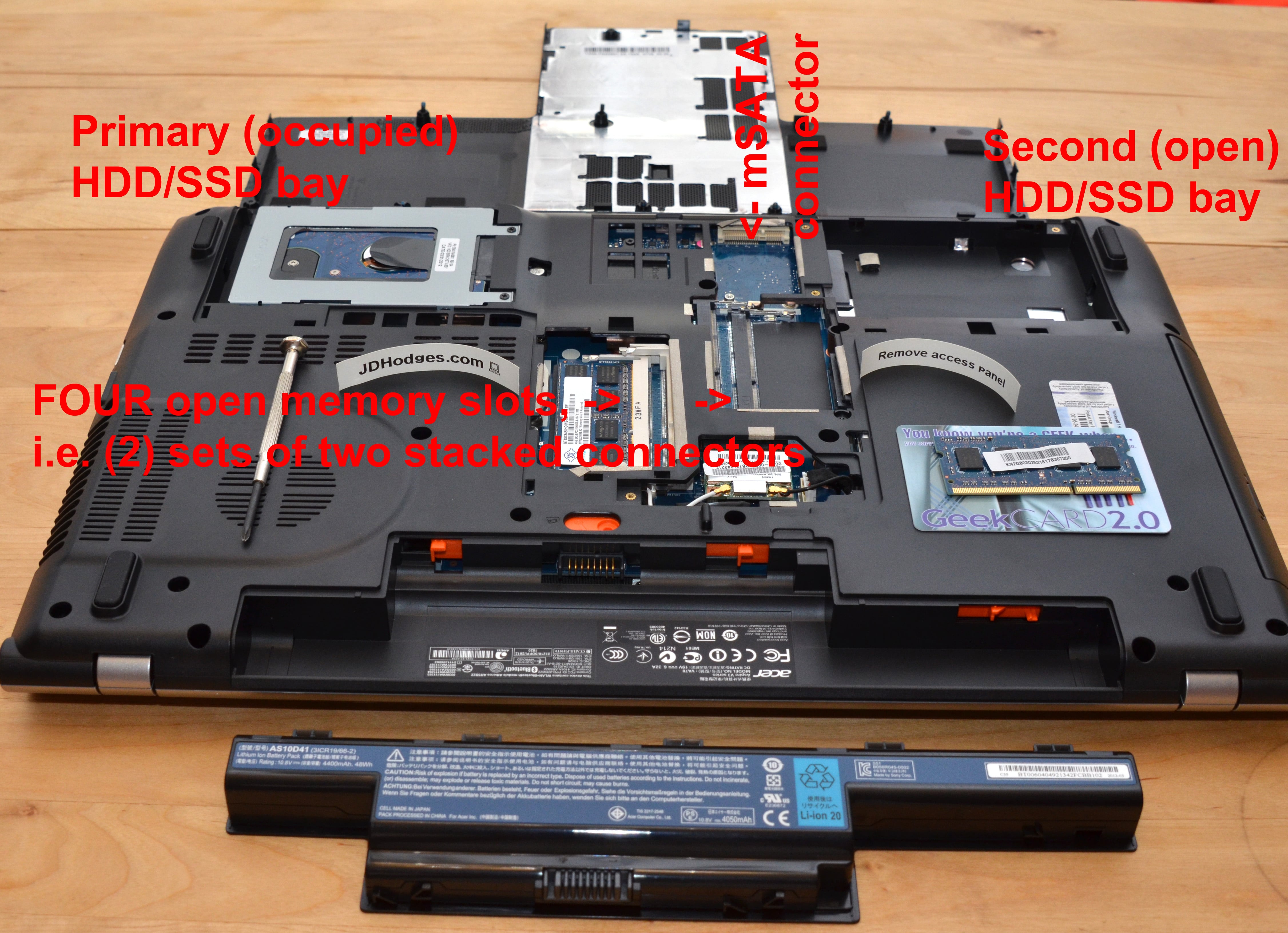 2GB DDR3-1333 PC3-10600 RAM Memory Upgrade for The Acer Aspire V3 V3-771G-53216G75Maii 
