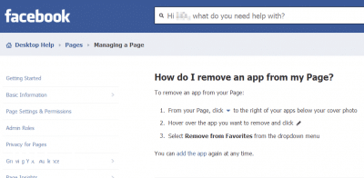 Facebook provides instructions too