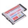 HDE 2 Port USB 3.0 adapter 54mm Express Card