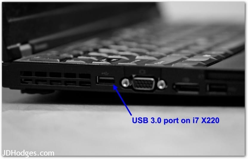 USB 3.0 port on i7 X220