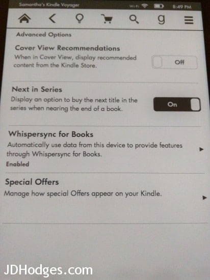 Turn off Cover View Recommendations! :-)
