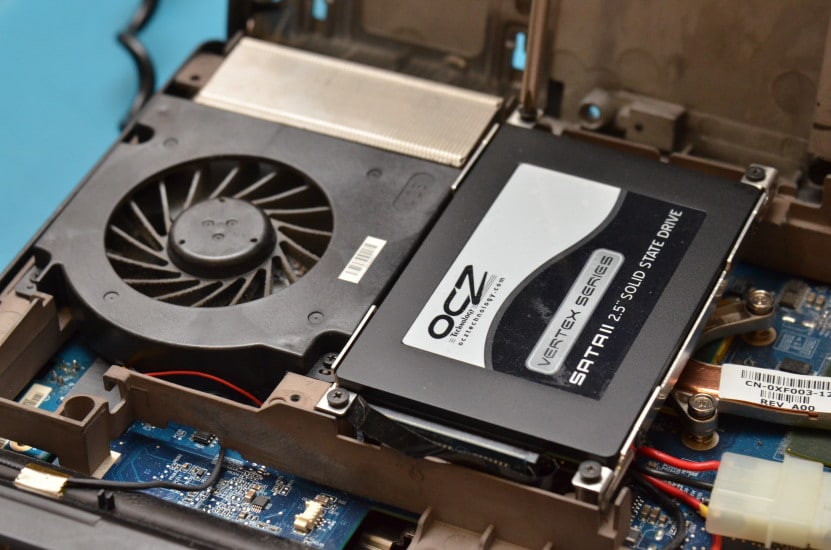 SSD installed