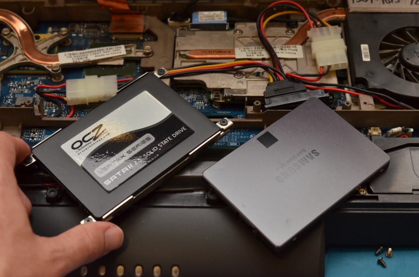 OCZ SSD and Samsung SSD 