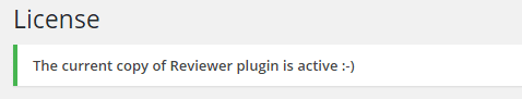 Reviewer Plugin Activated!