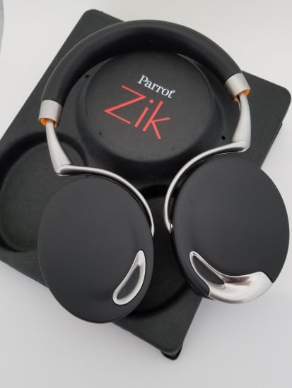 Parrot Zik headphones and some of the packaging