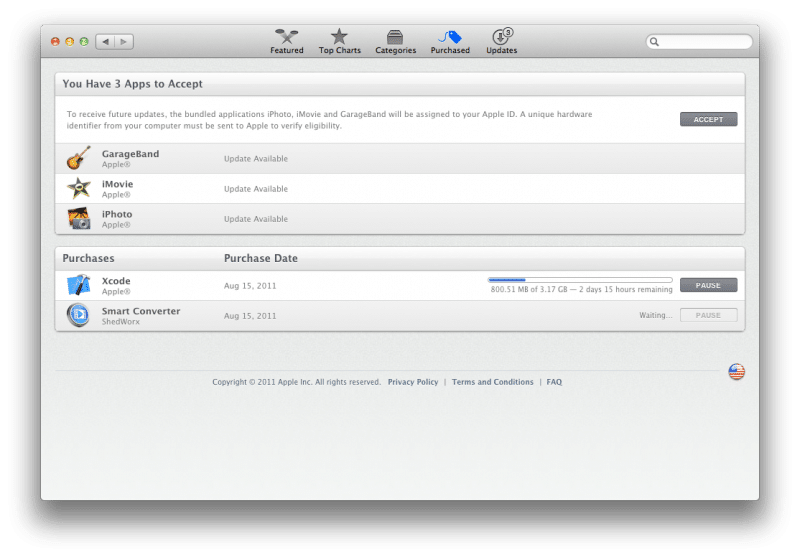 How to view status of app store download? Mac OSX El Capitan - J.D. Hodges