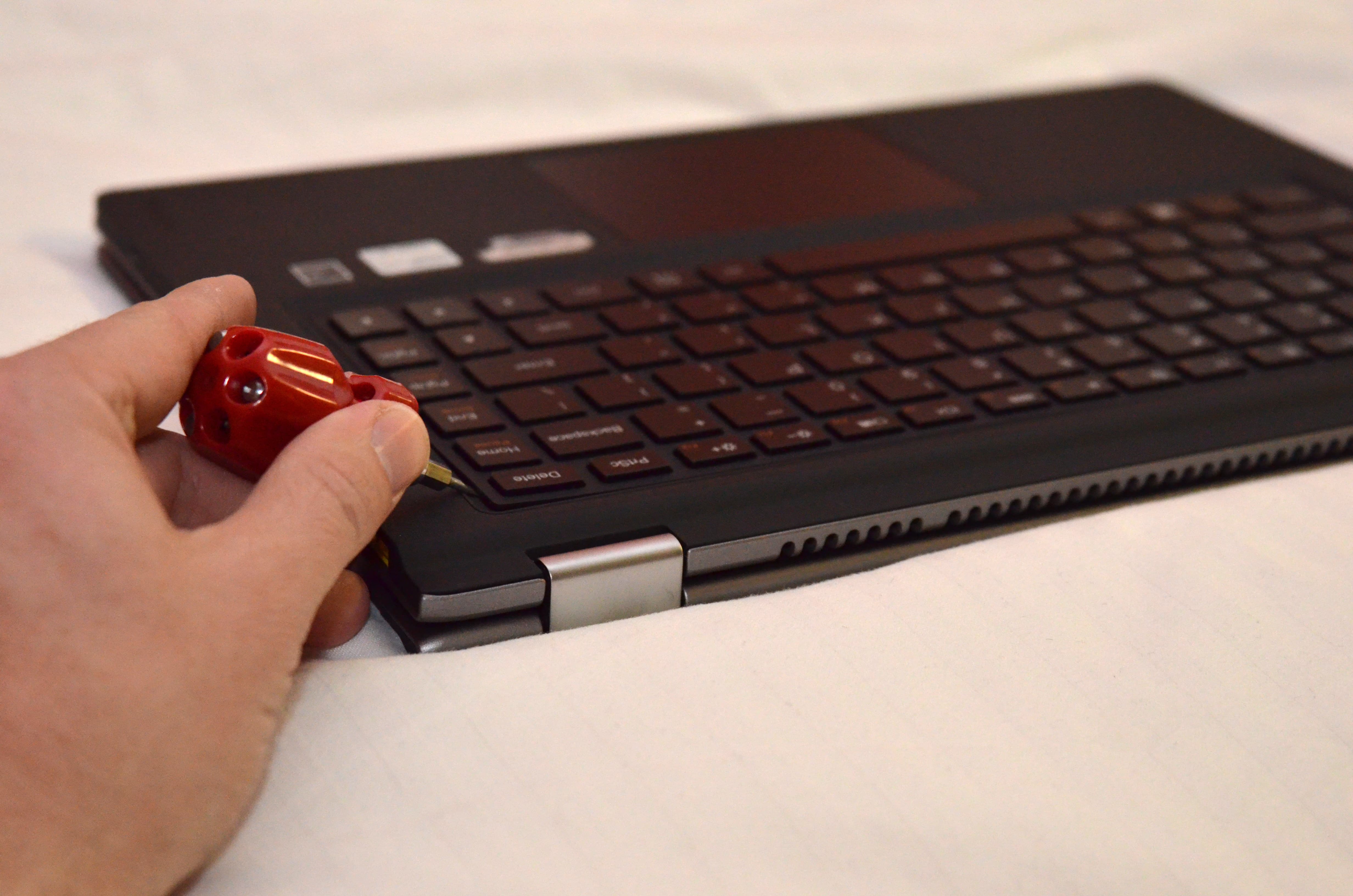 Removing the keyboard on a Lenovo Yoga 13 J.D. Hodges