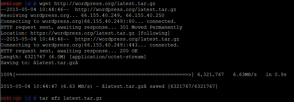 Downloading and extracting WordPress via command line - J.D. Hodges