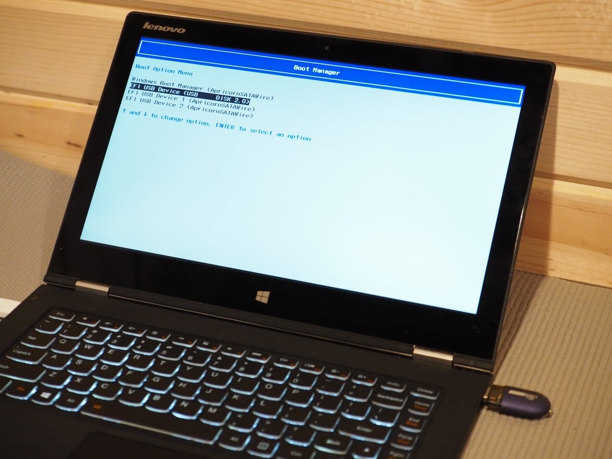 lenovo uefi boot menu windows 10