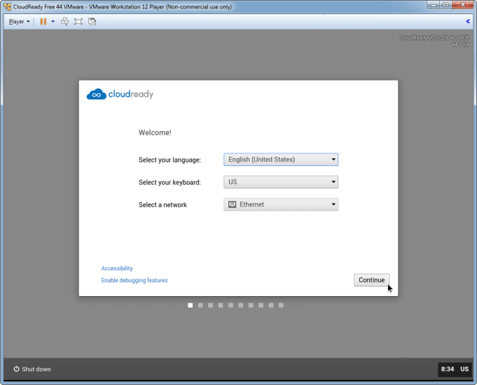 Neverware CloudReady VM (for VMWare/VirtualBox) [FREE] - J.D. Hodges