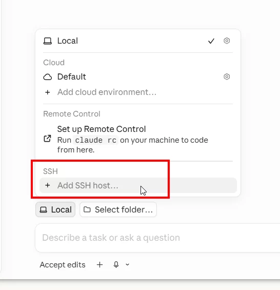 How to Set Up a SSH Connection in Claude Code Desktop